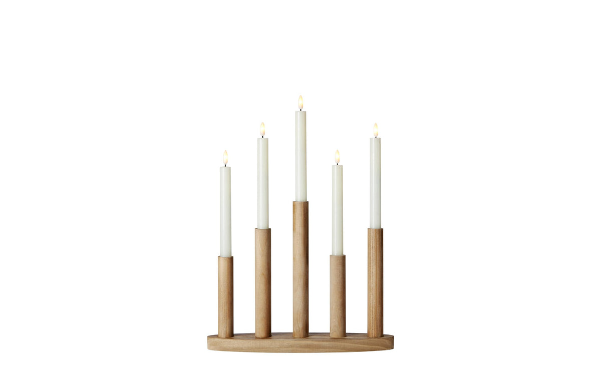 Markslöjd MILO Candlestick 5 Leuchtmittel, stained brown