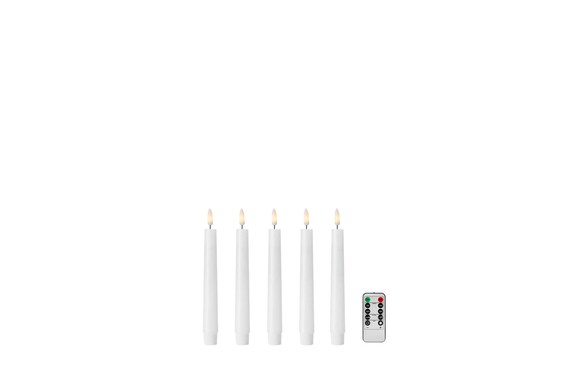 Markslöjd WAX Candle 5pcs 20cm, 5 Leuchtmittel, weiss