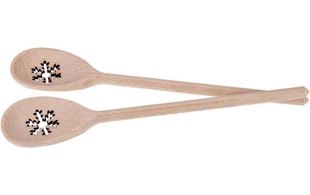 creanorm Kochlöffel Schneeflocke,30cm Scheeflocke Laserschnitt