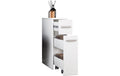 VCM Badzimmer Nischenschrank Zalo Weiss