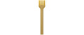 Rosti Backpinsel Emma, Curry 21x4x1.7 cm (LxBxH), Silikon/PP