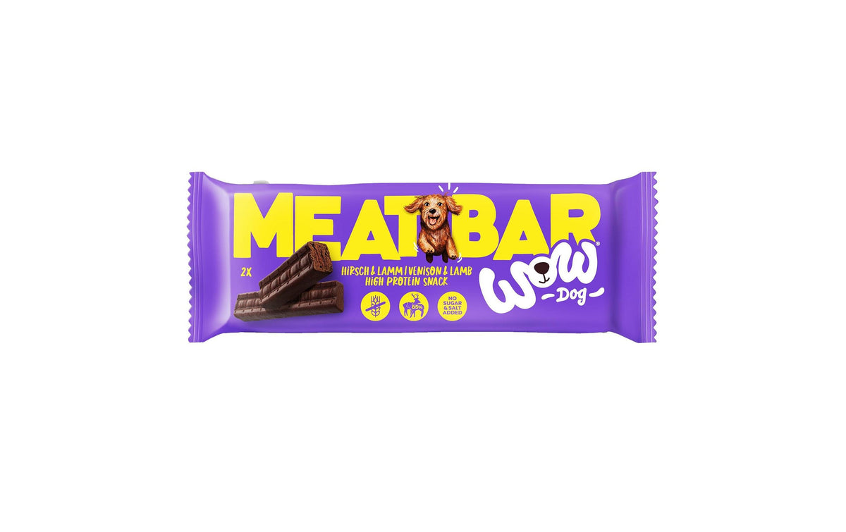 WOW Dog Meat Bar Hirsch & Lamm 40 g