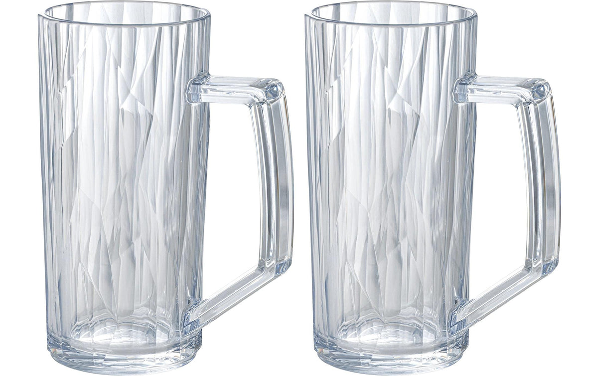 Koziol Bierglas Club No. 25, 2er Set crystal clear, 300 ml