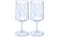 Koziol Cocktailglas Club No. 4, 2er Set transparent aquamarine, 300 ml