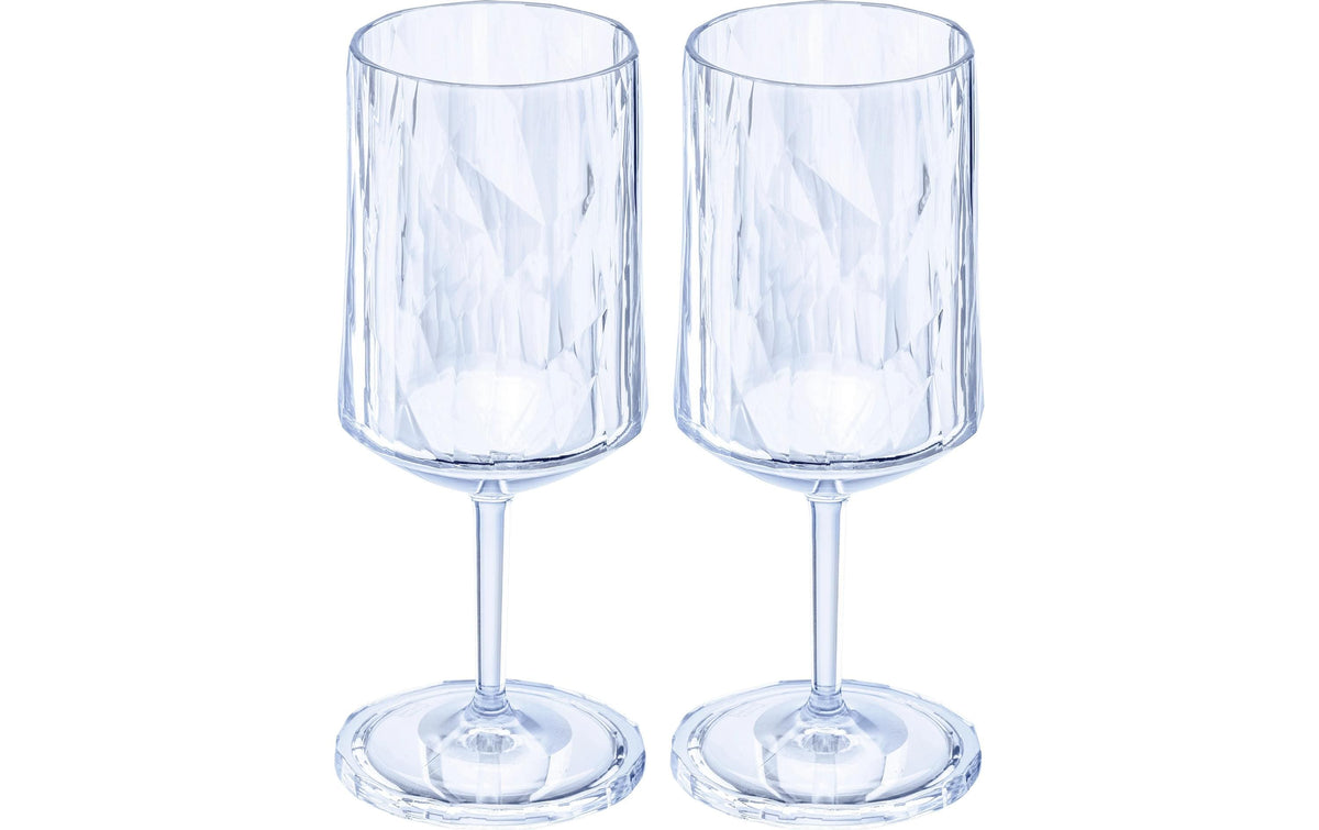 Koziol Cocktailglas Club No. 4, 2er Set transparent aquamarine, 300 ml