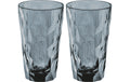 Koziol Becher Club No. 6, 2er Set transparent grey, 300 ml