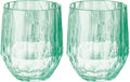 Koziol Becher Club No. 23, 2er Set transparent jade, 200ml