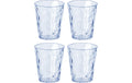 Koziol Becher Club No. 1, 4er Set transparent aquamarine, 250 ml