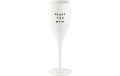 Koziol Sektglas Cheers Enjoy cotton white, 100 ml