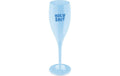 Koziol Sektglas Cheers Holy Shit sweet blue, 100 ml