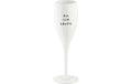 Koziol Sektglas Cheers Du ich cotton white, 100 ml