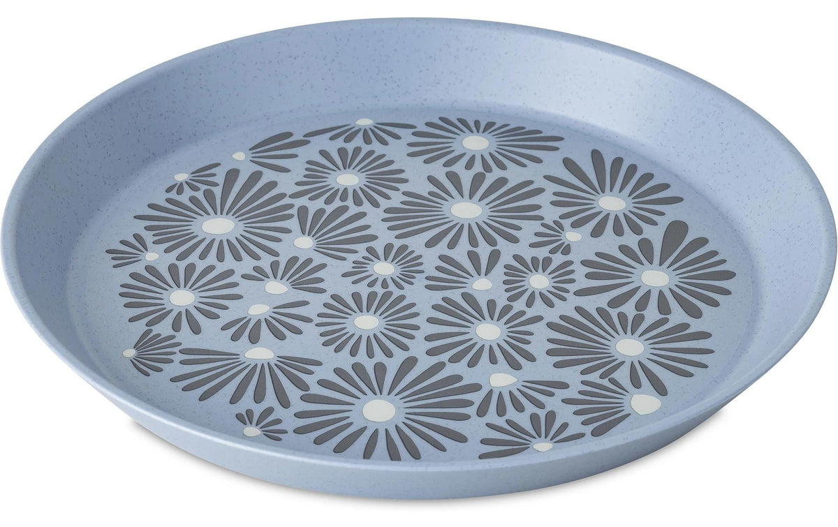 Koziol Blomster kleiner Teller Daisy nature flower blue, 205 ml
