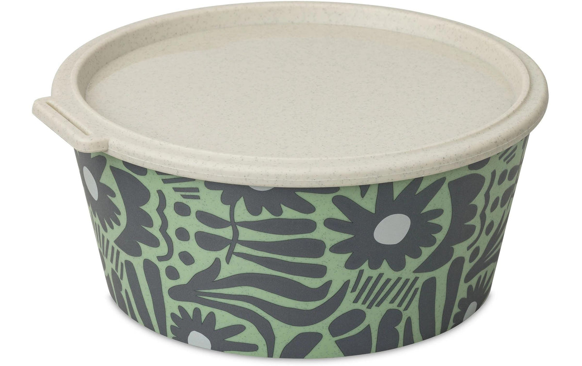 Koziol Blomster Box Bloom nature leaf green, 2.2 l mit Deckel