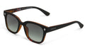OKKIA Sonnenbrille GIOVANNI BLACK HAVANA - Green Lens