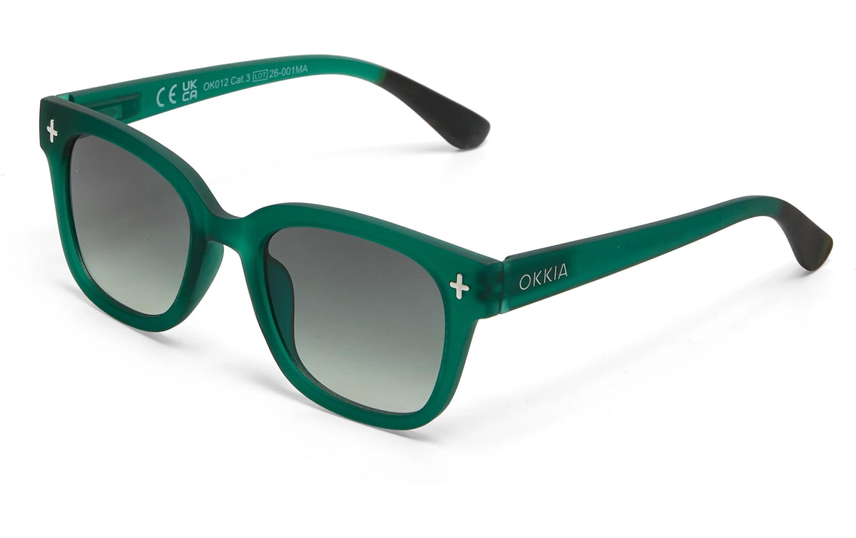 OKKIA Sonnenbrille GIOVANNI TRANSLUCENT GREEN