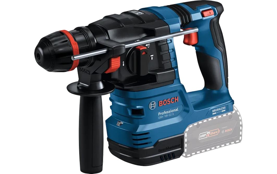 Akku-Bohrhammer mit ONECHUCK GBH 18V-22 X