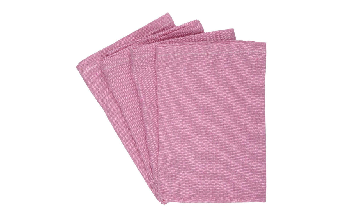 Arti Casa Stoffserviette 4er Set, 35x35 cm Pink