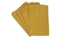 Arti Casa Stoffserviette 4er Set, 35x35 cm Gelb