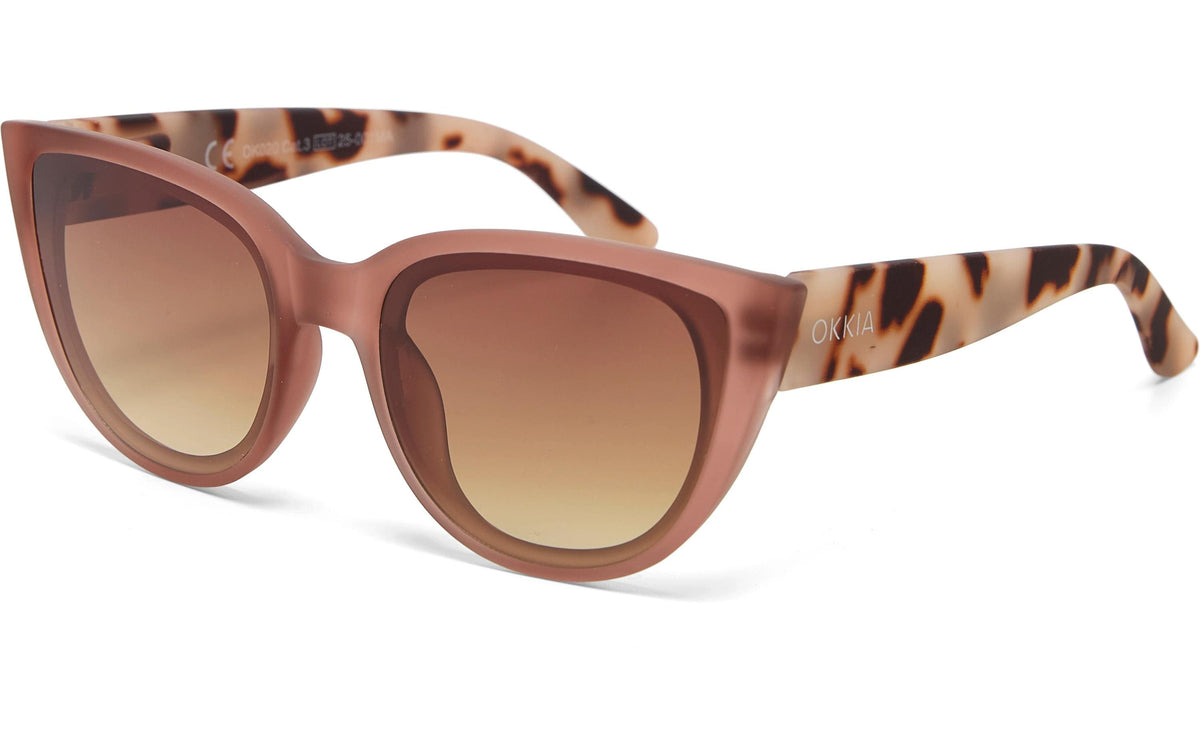 OKKIA Sonnenbrille SILVIA PINK HAVANA