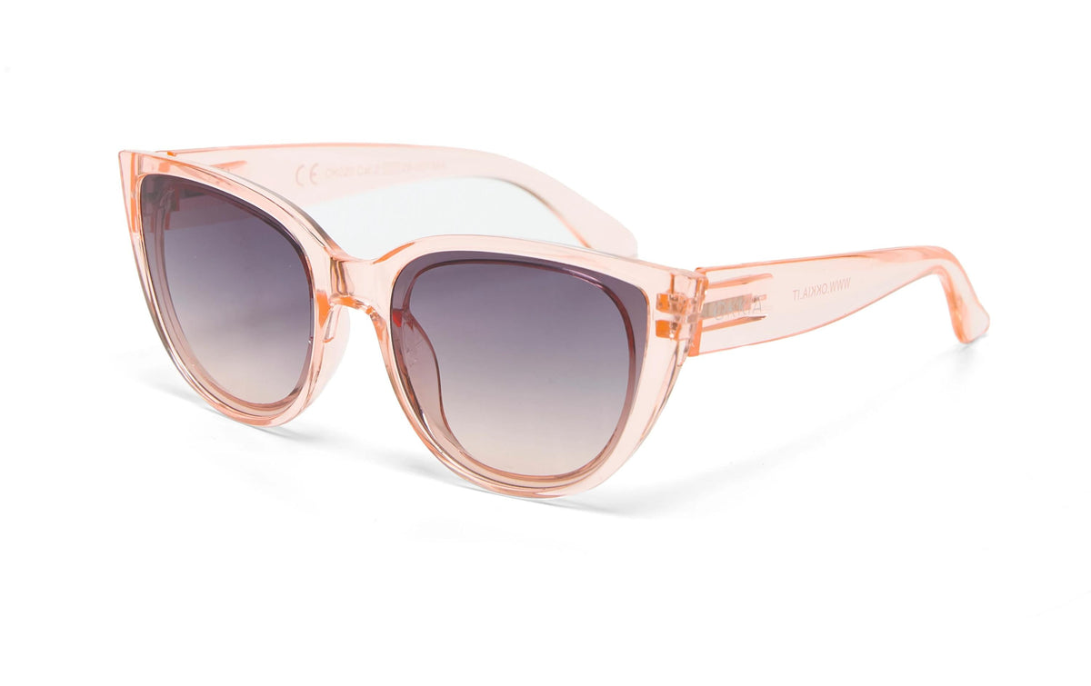 OKKIA Sonnenbrille SILVIA TRANSPARENT PINK