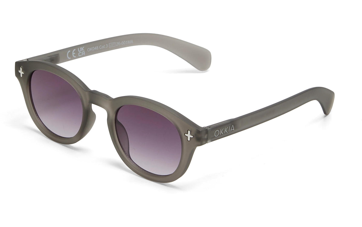 OKKIA Sonnenbrille MILANO TRANSLUCENT GREY