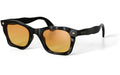 OKKIA SELETTI Sonnenbrille DAKOTA BLACK - Yellow gradient lens