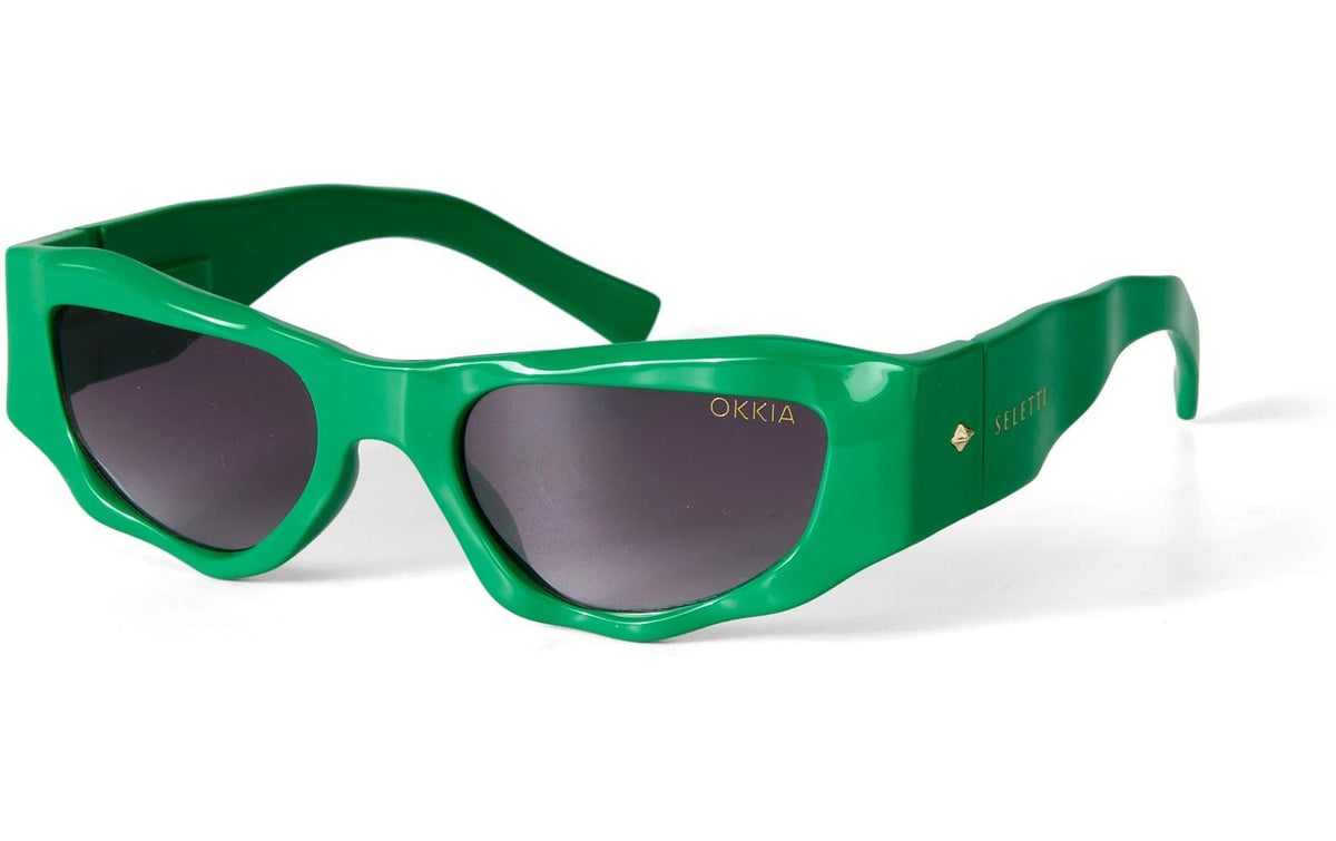 OKKIA SELETTI Sonnenbrille COLORADO GREEN - Black gradient lens