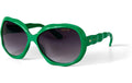 OKKIA SELETTI Sonnenbrille CALIFORNIA GREEN - Black gradient lens