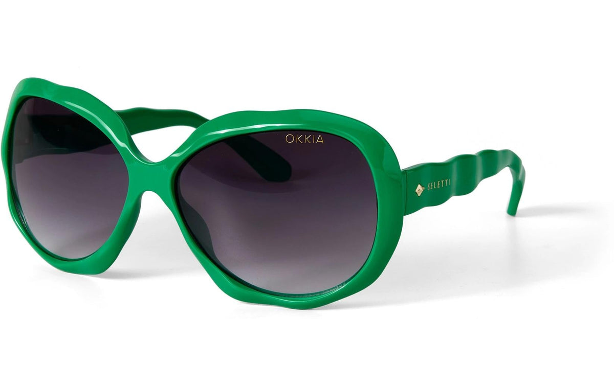 OKKIA SELETTI Sonnenbrille CALIFORNIA GREEN - Black gradient lens