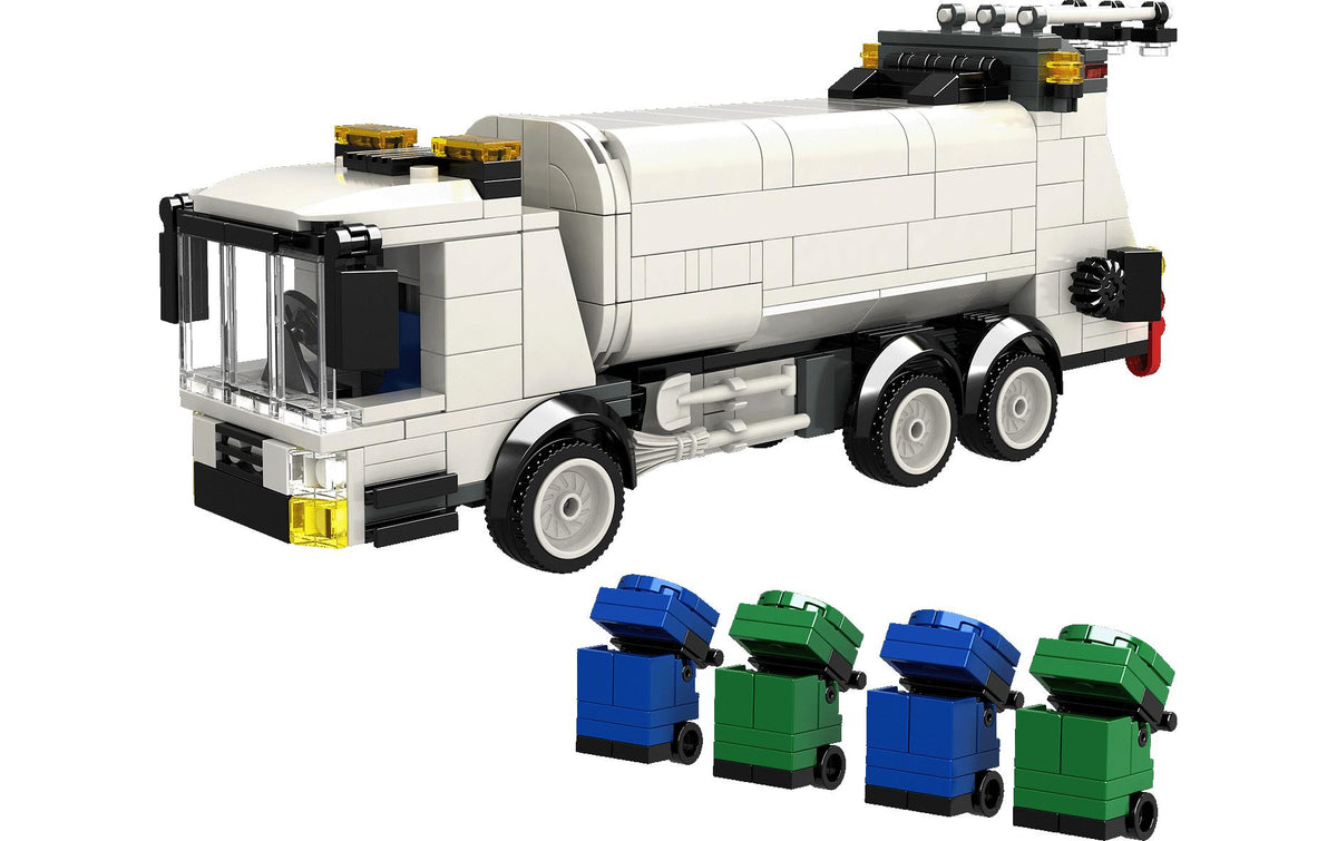 BRIXIES Plus Müllwagen 451 bricks