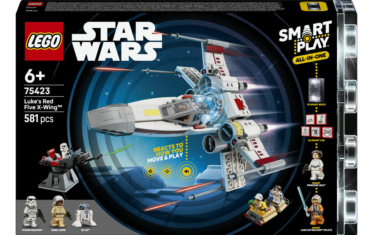 SMART Play: Lukes Rot Fünf X-Wing 75423