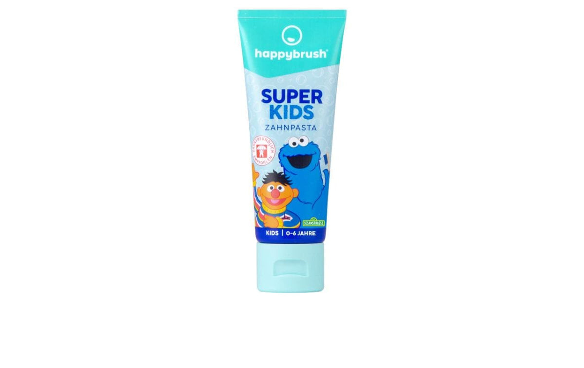 happybrush SuperKids Zahnpasta Kaugummi-Minz-Geschmack, vegan