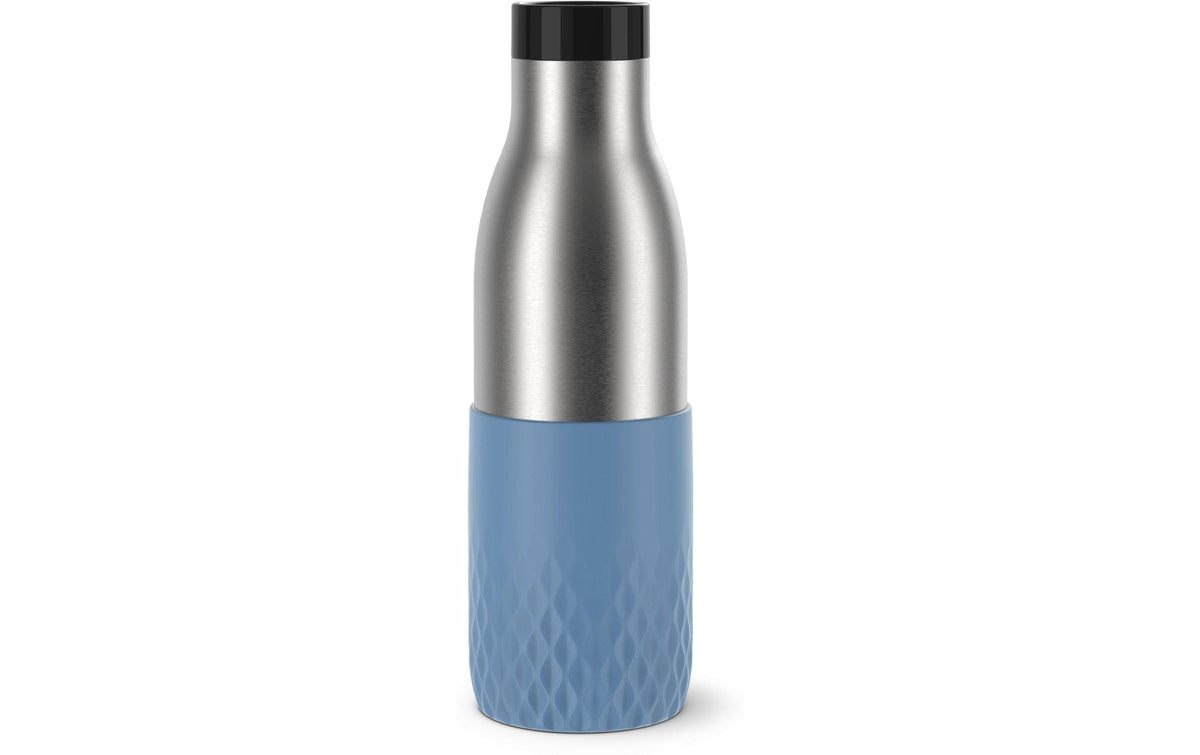 Emsa Bluedrop Trinkflasche 0.5 L Aqua Blue sleeve Aqua blue