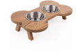 Paws & Whiskers Futterbar inkl. Näpfe 14 cm, 1 L