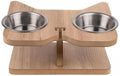 Paws & Whiskers Futterbar inkl. Näpfe 14 cm, 1 L