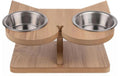 Paws & Whiskers Futterbar inkl. Näpfe 14 cm, 1 L