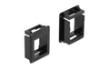 Delock Keystone Halterung 1 Port Kunsfstoff, schwarz, 4 Stück