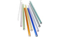 GEFU Glastrinkhalm FUTURE 23 cm bunt 8 Stück mit Bürste