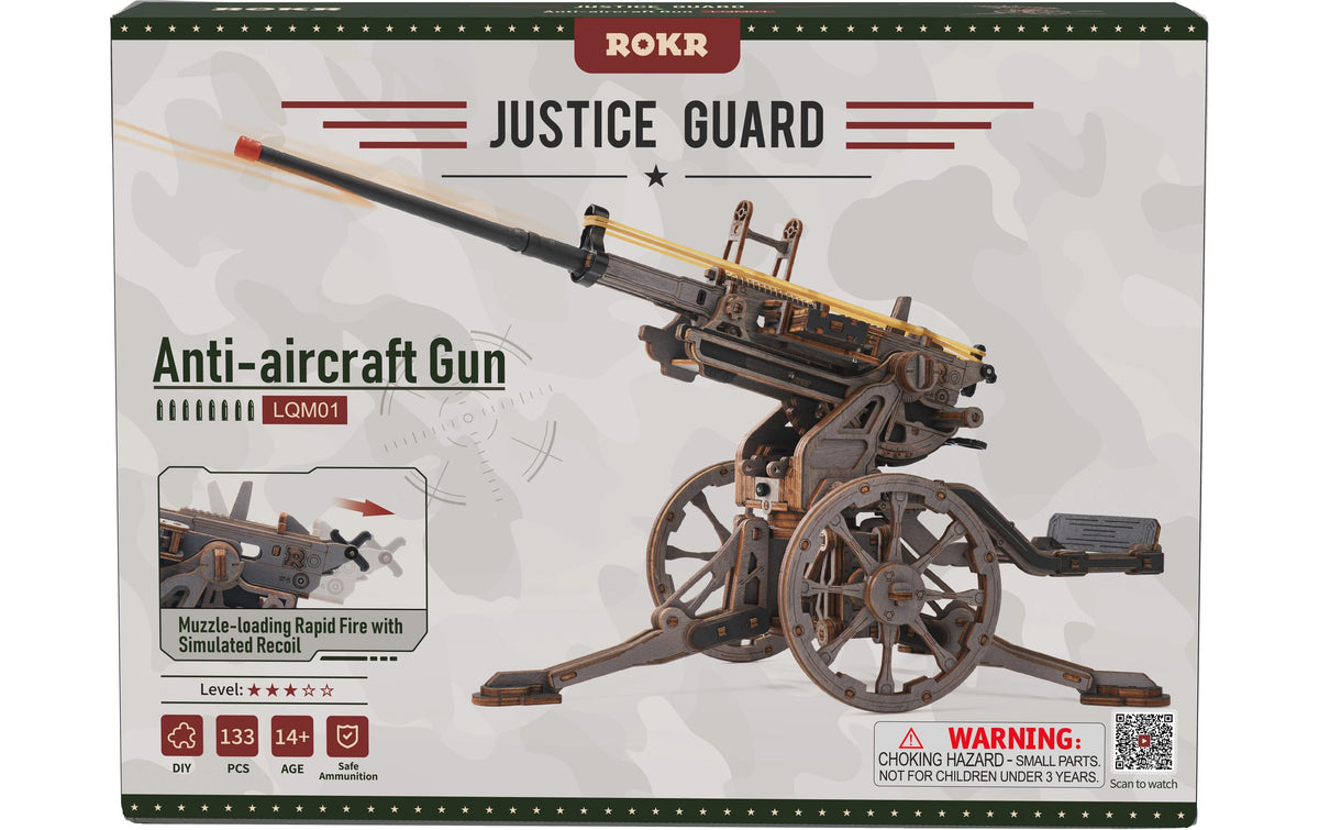 ROKR Antiaircraft Gun Robotime Bausatz