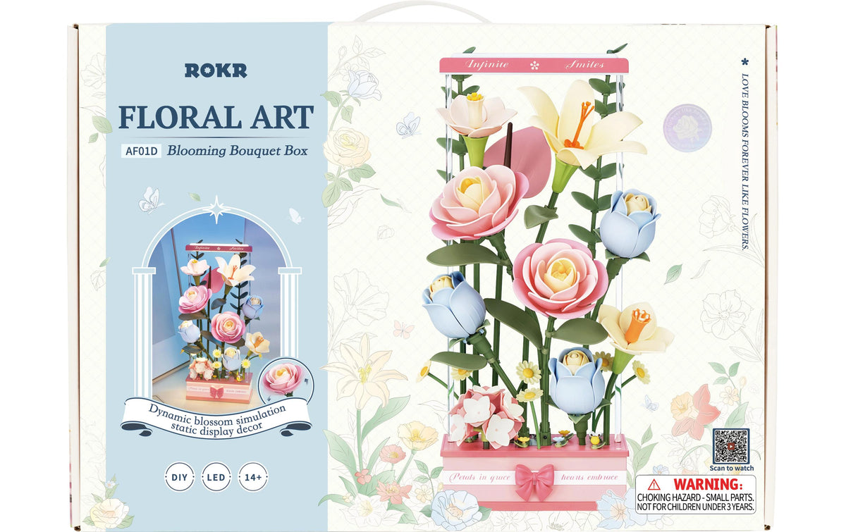 ROKR Blooming Bouquet Box Robotime Bausatz