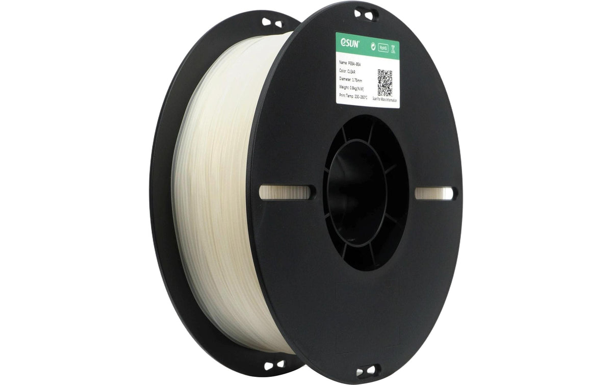 eSun, Filament PEBA-85A 800g Transparent 800g, Plastik Rolle