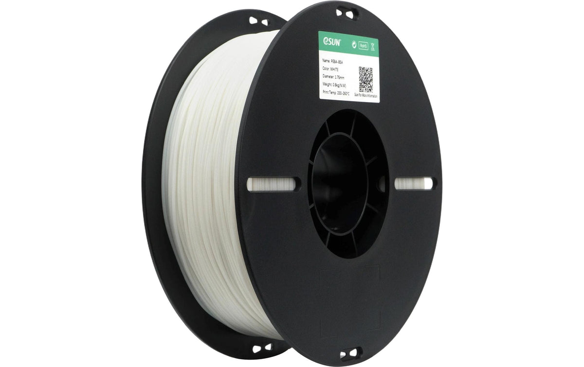 eSun, Filament PEBA-85A 800g Weiss 800g, Plastik Rolle