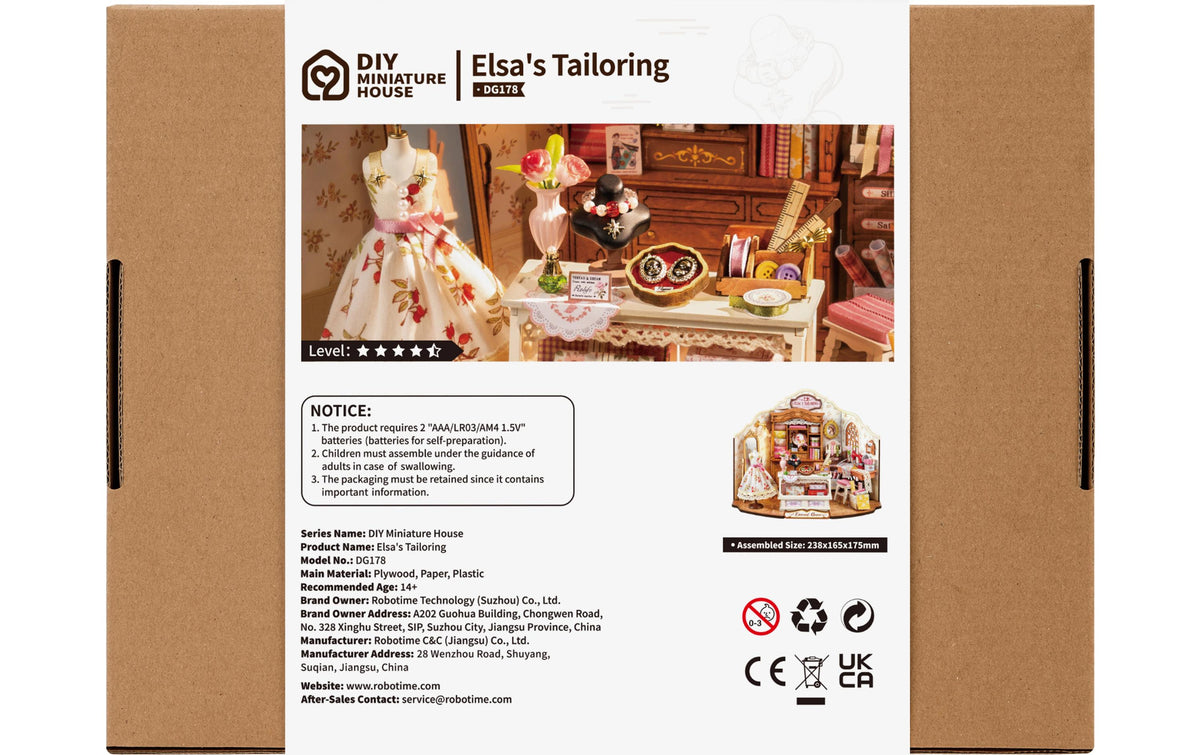 Rolife Elsas Tailoring Robotime Bausatz