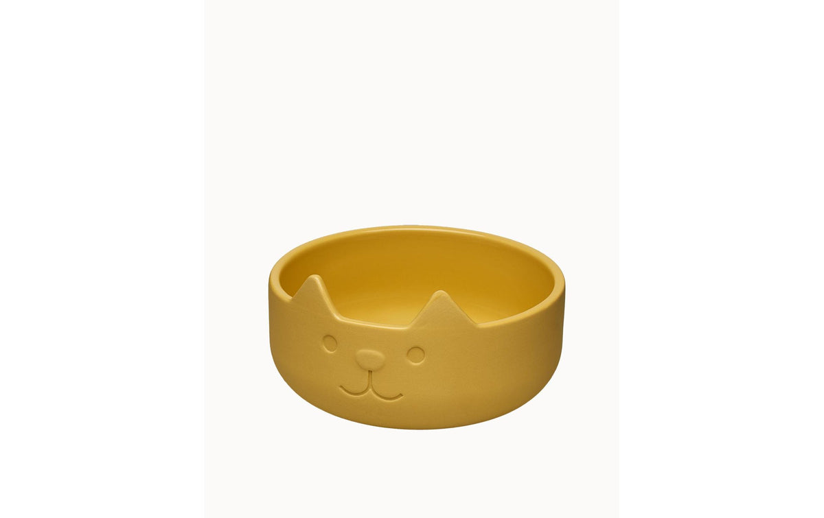 ChicMic Good Mood Kinderbowl-Yellow Kitty 13x13x7cm