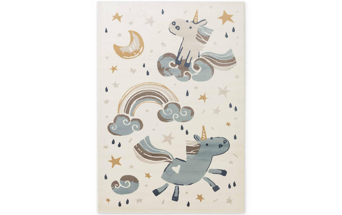 Hanse Home Kinderteppich Einhorn 100% Polypropylene, 120 x 170 cm, Bunt