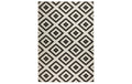 Hanse Home In & Outd. Teppich Malta 100% Polypropylen, 160 x 230 cm, Black/Cr.
