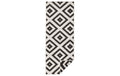 Hanse Home In & Outd. Teppich Malta 100% Polypropylen, 80 x 250 cm, Black/Cr.