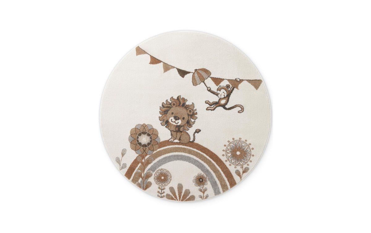 Villeroy & Boch Kinderteppich Like a lion 100% Polypropylen, Rund 160 cm