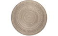 Hanse Home Teppich Rangpur 100% Jute, 100 cm, Grau/Braun