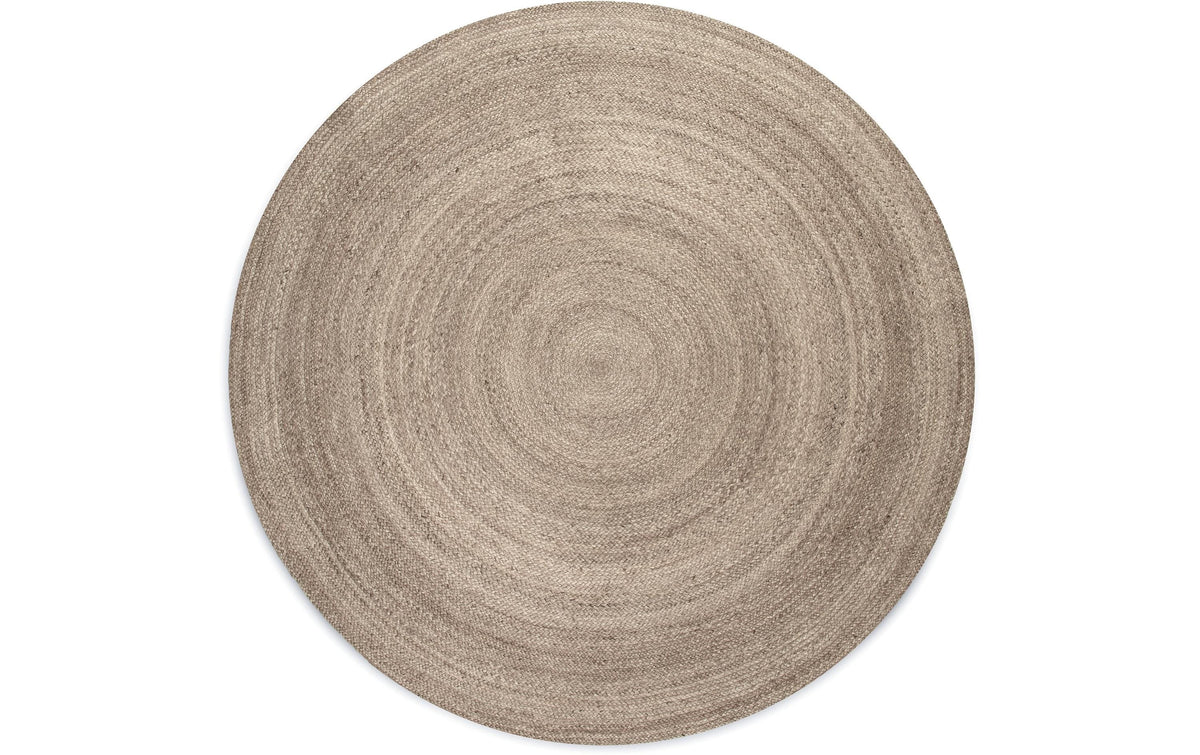Hanse Home Teppich Rangpur 100% Jute, 100 cm, Grau/Braun